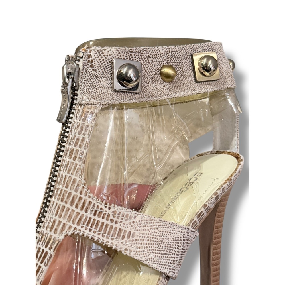 BCBG Generation Taina Heelless Open Toe Gladiator Heels Womens Size 9.5M - Picture 12 of 13